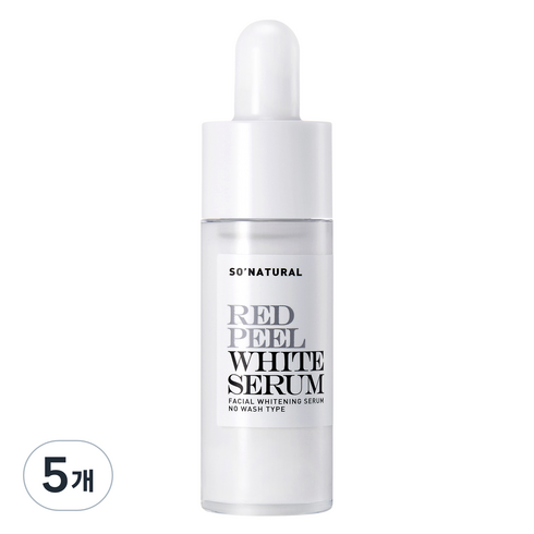 쏘내추럴 레드 필 화이트 세럼, 11ml, 5개