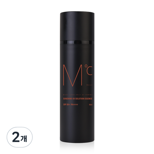엠도씨 선샤인 유브이 솔루션 에센스 SPF50+ PA++++, 50ml, 2개