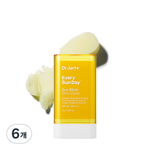 닥터자르트 에브리 선 데이 선 스틱 SPF48 PA++++, 19g, 6개