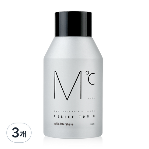 엠도씨 릴리프 토닉 위드 애프터셰이브, 150ml, 3개