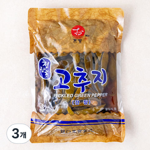 동보식품 청양초 고추지 간장, 1kg, 3개