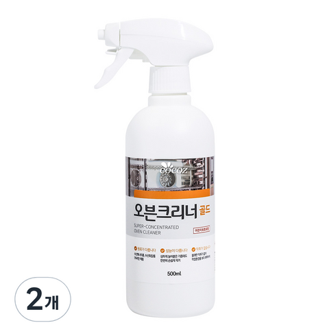 코코즈 오븐크리너 골드, 500ml, 2개