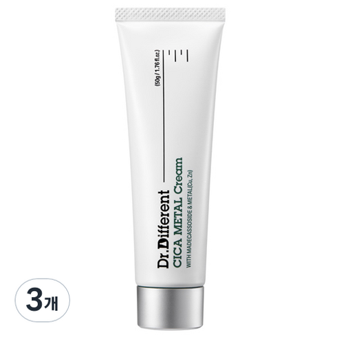 닥터디퍼런트 시카 메탈 크림, 50g, 3개