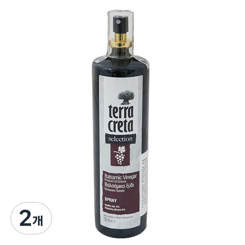 테라크레타 발사믹 식초 스프레이, 250ml, 2개