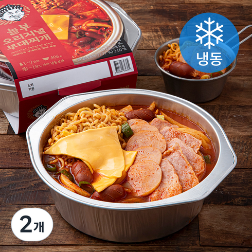 마이셰프 놀부 오리지널 부대찌개 (냉동), 406g, 2개