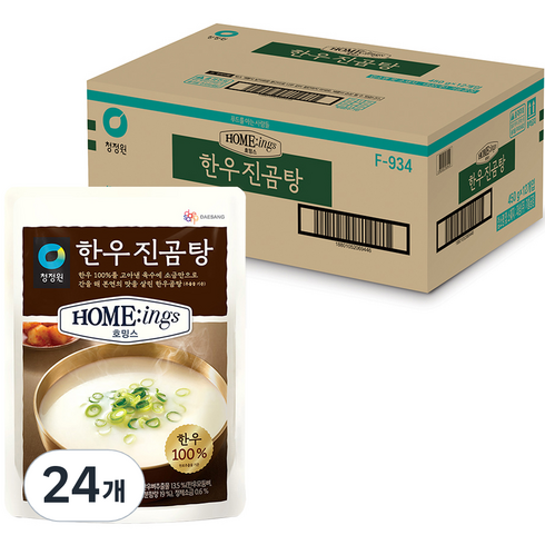 청정원 호밍스 한우진곰탕, 450g, 24개