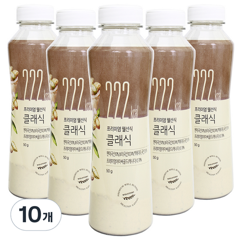 선식쉐이크 - 프리미엄 웰선식 클래식, 50g, 10개