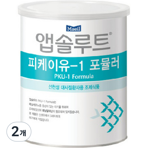 앱솔루트피케이유 - 앱솔루트 피케이유1 포뮬러, 350g, 2개