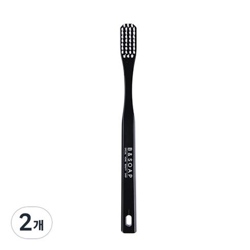 비앤솝 썸띵 스페셜 칫솔 블랙, 1개입, 2개