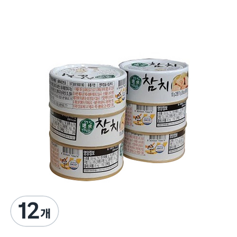 학사농장 원래참치 통조림, 100g, 12개