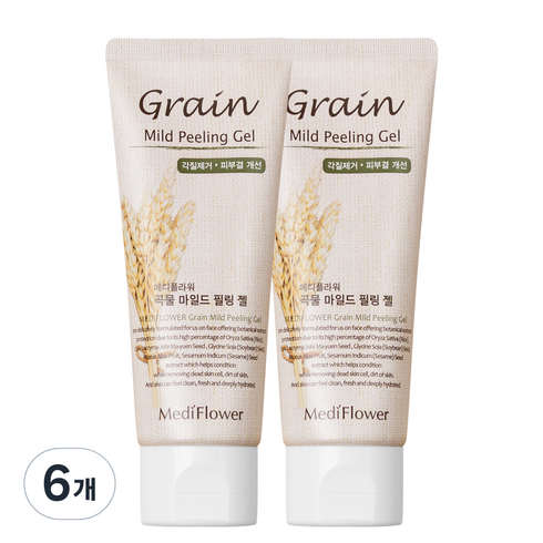 메디플라워 곡물 마일드 필링젤, 6개, 100ml