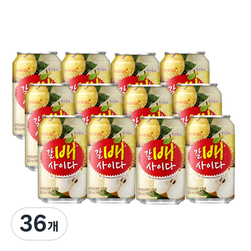 해태에이치티비 갈배사이다, 36개, 355ml