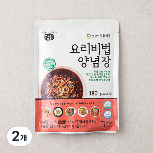 양념간장 - 담가 요리비법 양념장, 180g, 2개