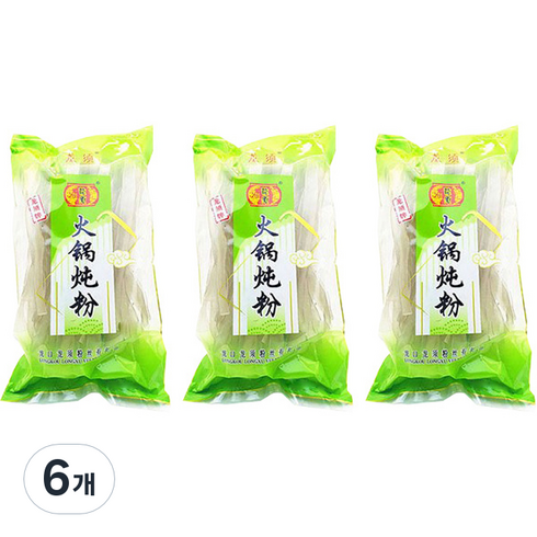 용구 샤브샤브용 넓적 당면, 300g, 6개