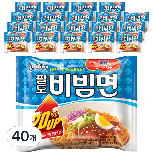 비빔면 - 팔도비빔면 156g, 40개