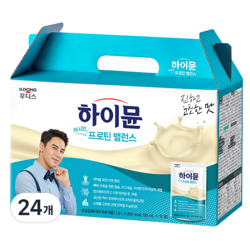 후디스 하이뮨 마시는 프로틴 밸런스, 125ml, 24개