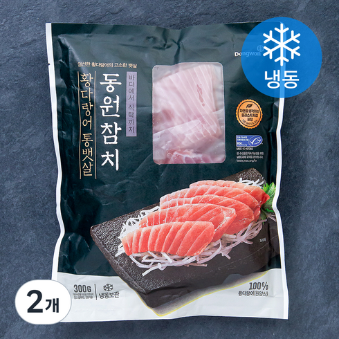 동원 참치 황다랑어 통뱃살 (냉동), 300g, 2개