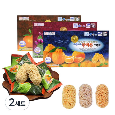 제주커머스 푸른제주 크런치 3종 세트, 2세트