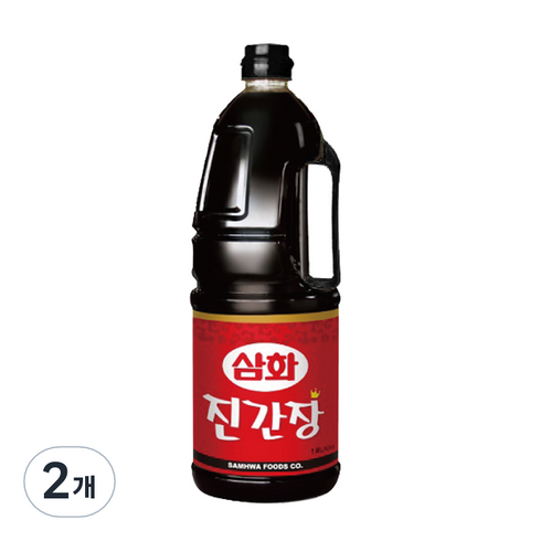 삼화식품 진간장, 1.8L, 2개