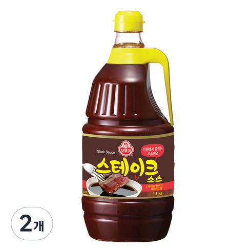 스테이크소스 - 오뚜기 스테이크 소스, 2.1kg, 2개