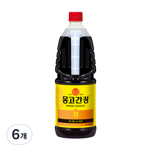 마산몽고진간장 - 몽고식품 마산 몽고 진간장, 1.8L, 6개