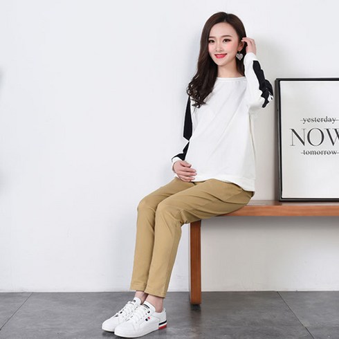 출근룩 스트레치 임부용 바지