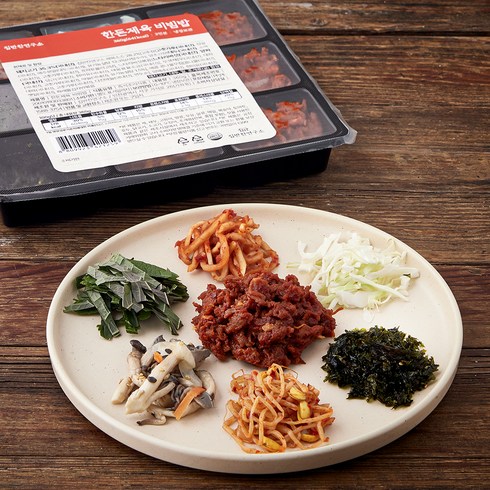 집반찬연구소 한돈제육 비빔밥, 360g, 1개