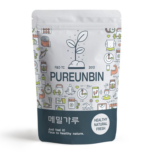 국산메밀가루 - 푸른빈 메밀가루, 1개, 1kg