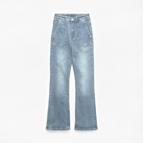 미쏘 여성용 아웃포켓 슬림 부츠컷 데님