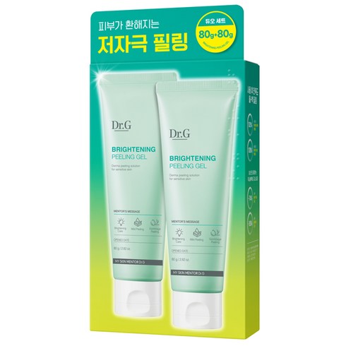 2023년 가성비 최고 닥터지필링젤 - 닥터지 브라이트닝 필링젤 듀오 2p, 160g, 1개