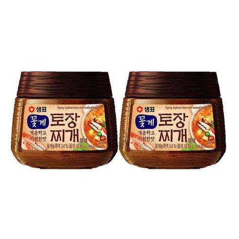 샘표 꽃게 토장 찌개양념, 450g, 2개