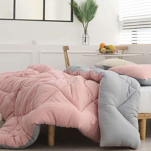 에어로마이크로화이버 소프트 차렵이불 + 베개커버 세트