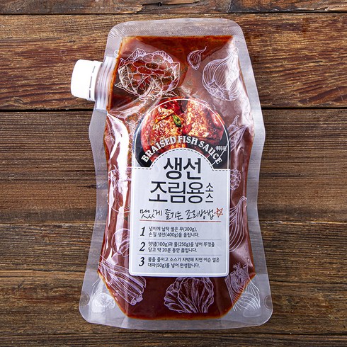 생선조림양념 - 주비푸드 생선조림용 소스, 500g, 1개