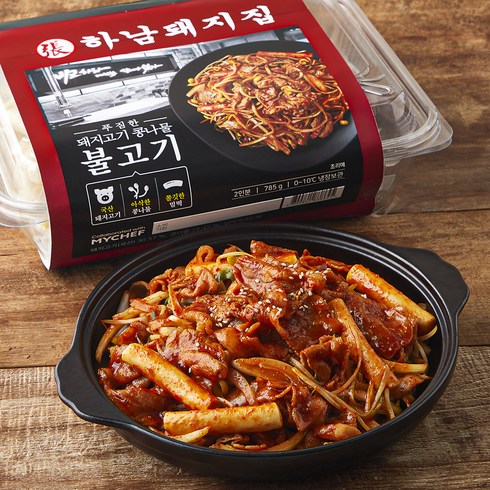 콩불 - 마이셰프 하남돼지집 푸짐한 돼지고기 콩나물 불고기 밀키트, 785g, 1개