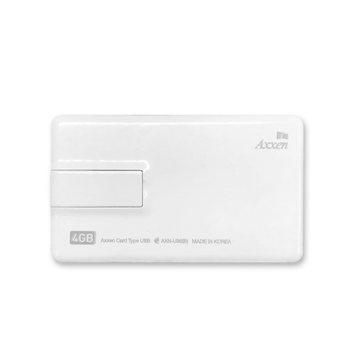 액센 프리미엄 카드 USB메모리 U36, 4GB