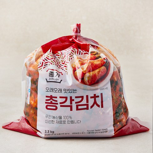 총각김치 - 대상 종가 총각김치, 2.3kg, 1개