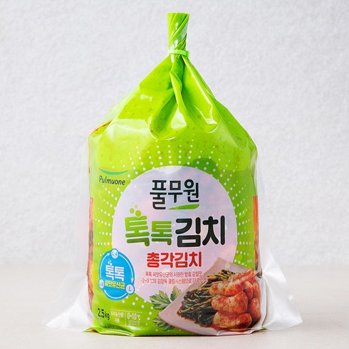 풀무원톡톡김치 - 풀무원 톡톡 총각김치, 2.5kg, 1개