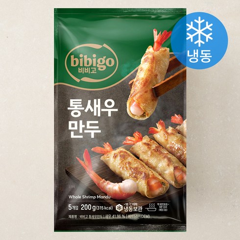 비비고통새우만두 - 비비고 통새우 만두 (냉동), 200g, 1개