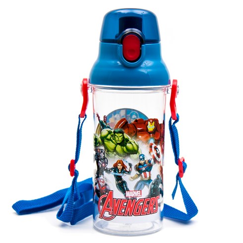 skater 다이렉트 스트랩 클린물병 PSB5TR, 어벤져스, 480ml