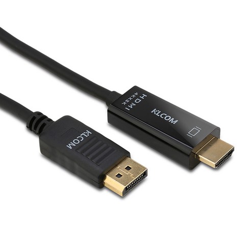 hdmitodp케이블 - 케이엘컴 V1.2 DP to HDMI 디스플레이포트 케이블 단방향, 1개, 3m