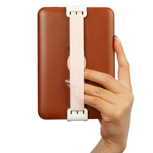윌비 클립온2 노패드 미니 태블릿용 17~18cm, 핑크, 1개