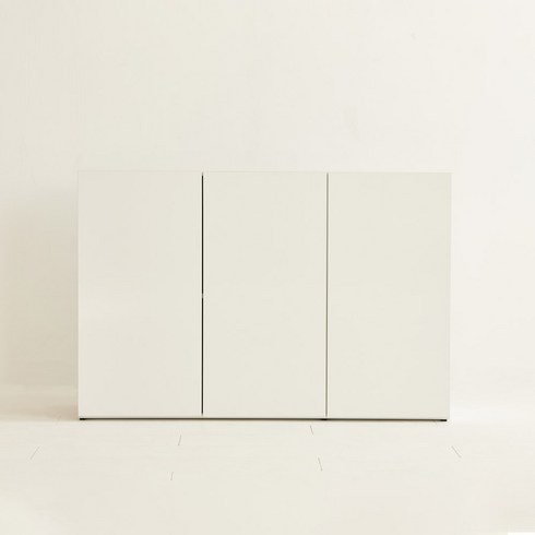 하모니홈 퓨어 슬림형 다용도 수납장 1200 방문설치, 화이트