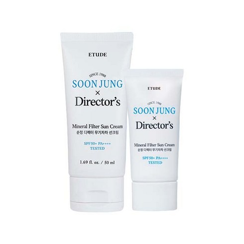 에뛰드 순정 디렉터 무기자차 선크림 SPF50+ PA++++ 50ml + 20ml 기획세트, 1세트