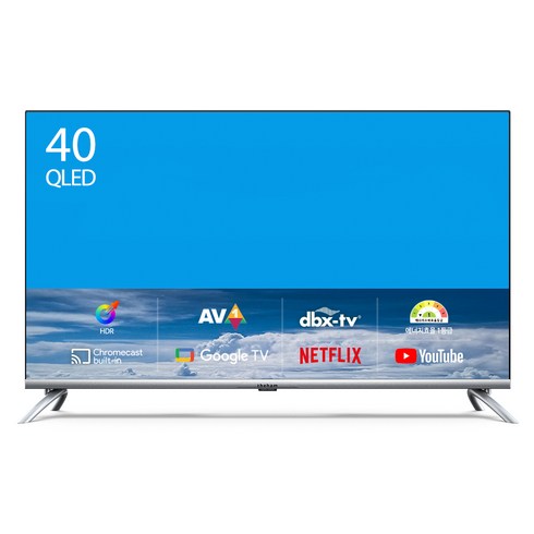 더함 FHD QLED 구글 OS TV, 101cm (40인치), NA401QLED, 스탠드형, 고객직접설치