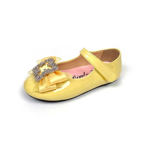 빔보빔바 여아용 티아 에나멜 플랫슈즈