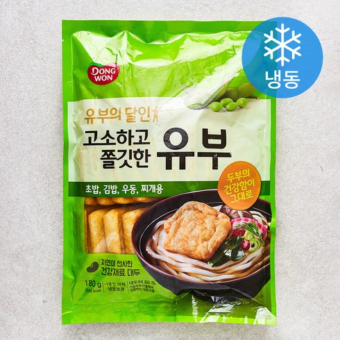 냉동유부 - 동원 유부 (냉동), 180g, 1개