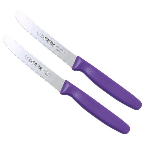 기셀 비비드컬러 톱니과도 2p, 퍼플, 2개