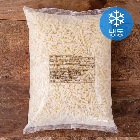 커클랜드모짜렐라 - 푸디즈 외쿡 모짜렐라 100 치즈 (냉동), 2.5kg, 1개