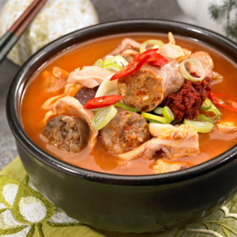 가마솥 순대국밥 - 얼큰 가마솥 순대국 순대국밥 700g, 10개