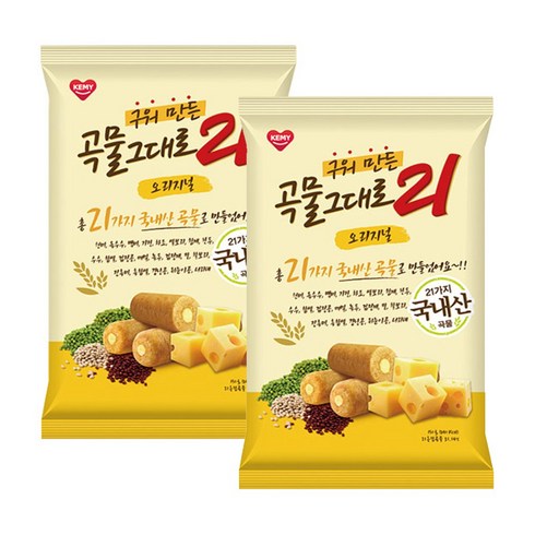 [유통기한 임박할인] 곡물그대로21 오리지널, 2개, 150g